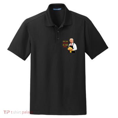 Funny Trump Fast Food Put The Fries In The Bag 2024 Dry Zone Grid Polo