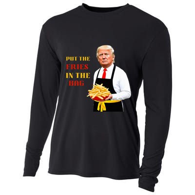 Funny Trump Fast Food Put The Fries In The Bag 2024 Cooling Performance Long Sleeve Crew