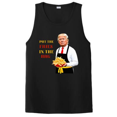 Funny Trump Fast Food Put The Fries In The Bag 2024 PosiCharge Competitor Tank