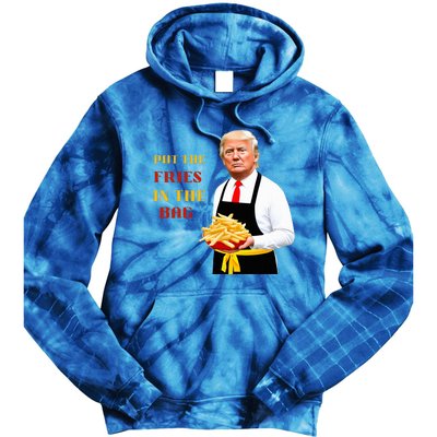 Funny Trump Fast Food Put The Fries In The Bag 2024 Tie Dye Hoodie