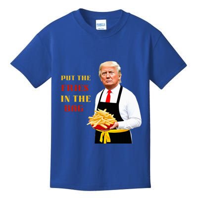 Funny Trump Fast Food Put The Fries In The Bag 2024 Kids T-Shirt
