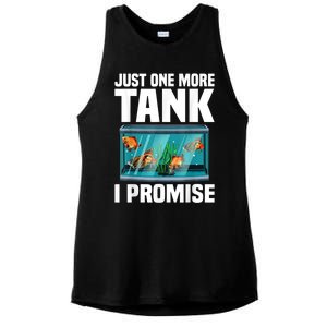 Fish Tank Fishkeeping Ladies PosiCharge Tri-Blend Wicking Tank