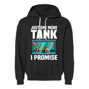 Fish Tank Fishkeeping Garment-Dyed Fleece Hoodie