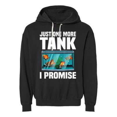 Fish Tank Fishkeeping Garment-Dyed Fleece Hoodie