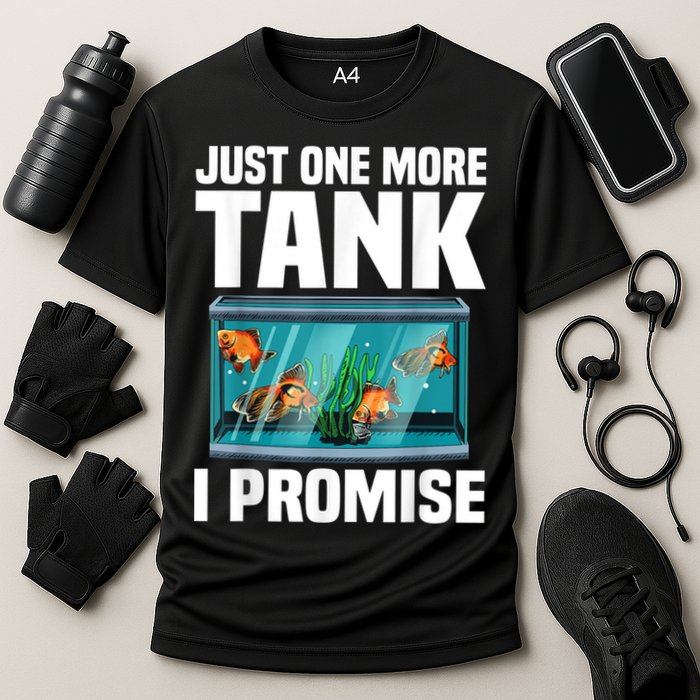 Fish Tank Fishkeeping Cooling Performance Crew T-Shirt