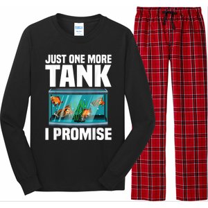 Fish Tank Fishkeeping Long Sleeve Pajama Set