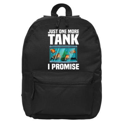 Fish Tank Fishkeeping 16 in Basic Backpack
