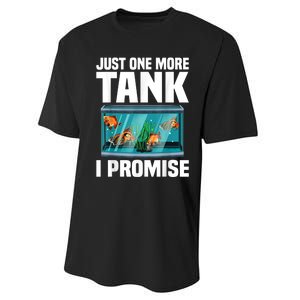 Fish Tank Fishkeeping Performance Sprint T-Shirt