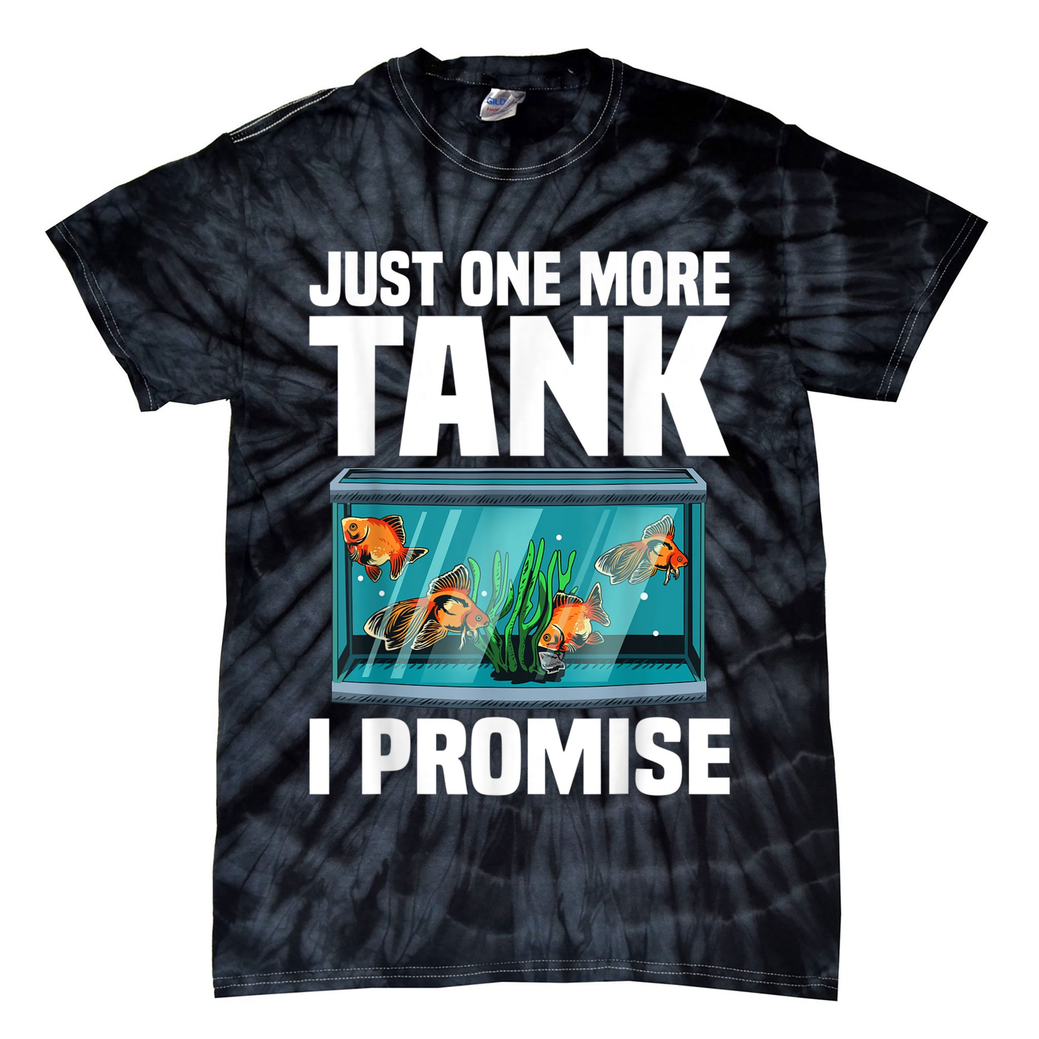 Fish Tank Fishkeeping Tie-Dye T-Shirt
