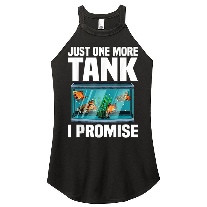 Fish Tank Fishkeeping Women's Perfect Tri Rocker Tank