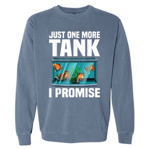 Fish Tank Fishkeeping Garment-Dyed Sweatshirt