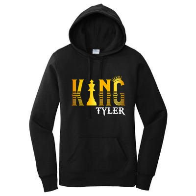 Funny Tyler First Name Cute Gift King Tyler Gift Women's Pullover Hoodie