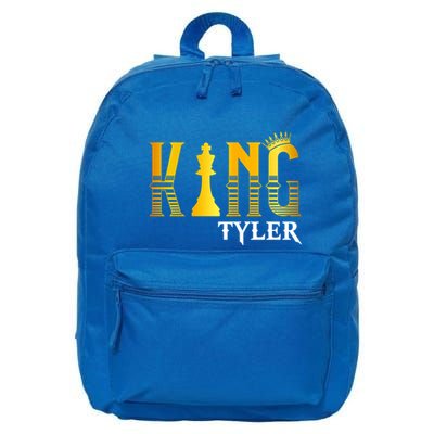 Funny Tyler First Name Cute Gift King Tyler Gift 16 in Basic Backpack