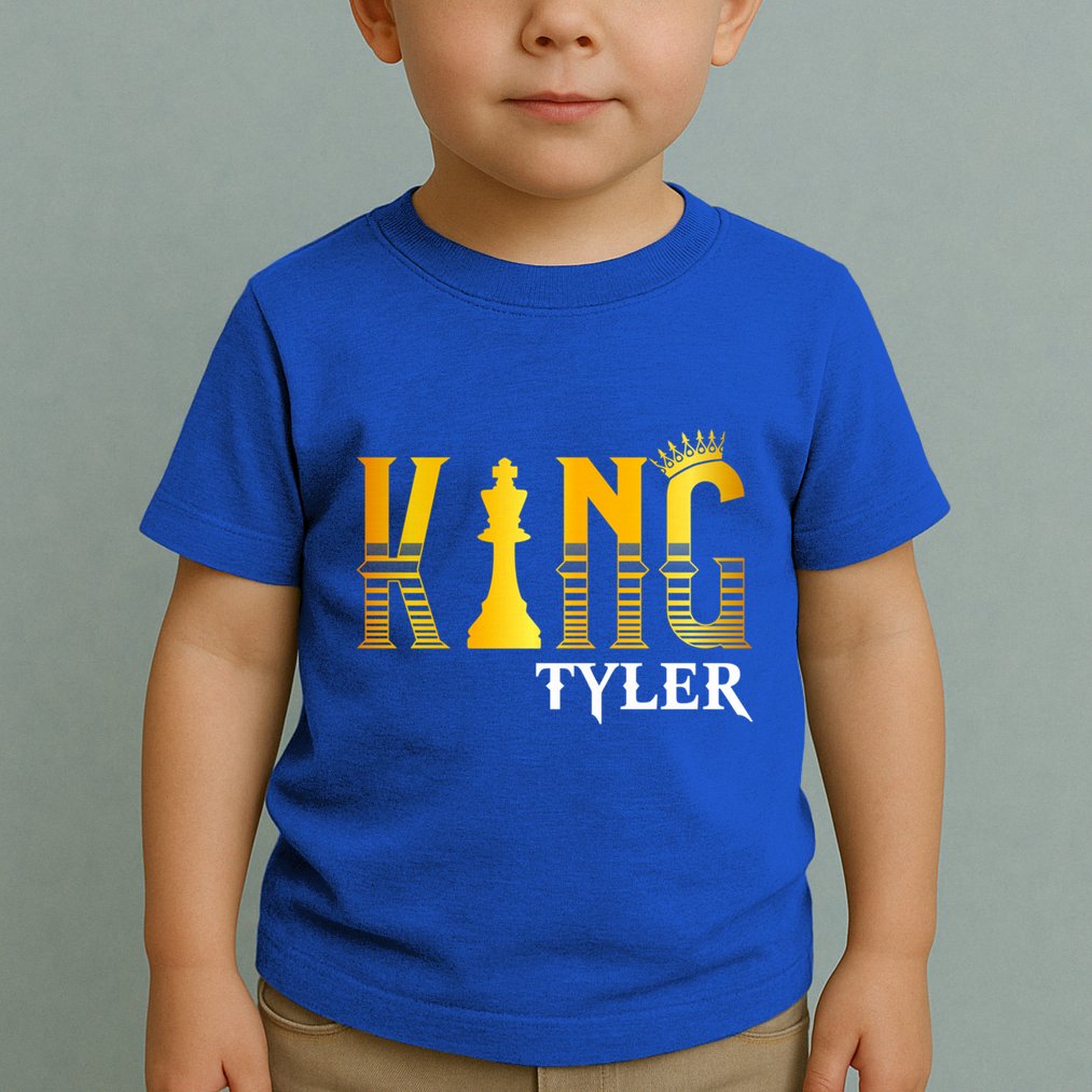 Funny Tyler First Name Cute Gift King Tyler Gift Toddler T-Shirt