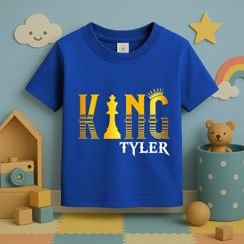 Funny Tyler First Name Cute Gift King Tyler Gift Toddler T-Shirt