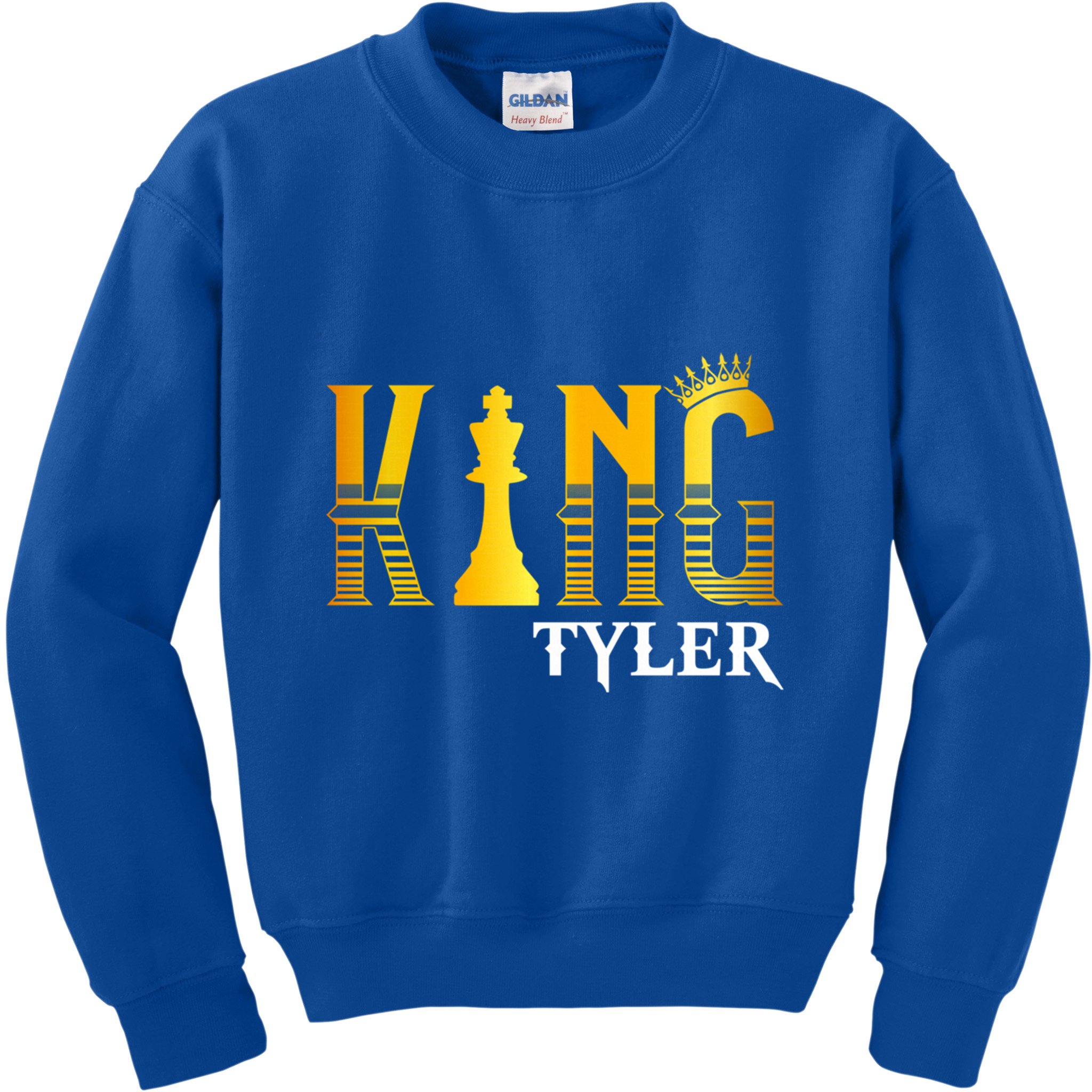 Funny Tyler First Name Cute Gift King Tyler Gift Kids Sweatshirt