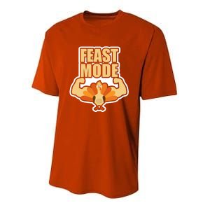 Funny Thanksgiving Feast Mode Statet Teens And Adults Gift Youth Performance Sprint T-Shirt