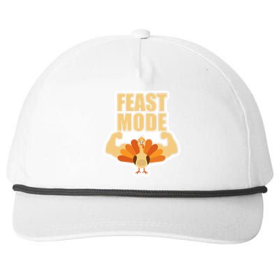 Funny Thanksgiving Feast Mode Statet Teens And Adults Gift Snapback Five-Panel Rope Hat