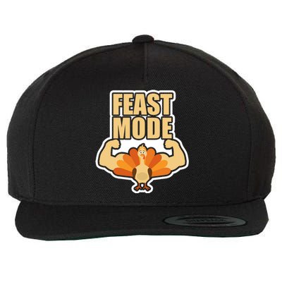 Funny Thanksgiving Feast Mode Statet Teens And Adults Gift Wool Snapback Cap