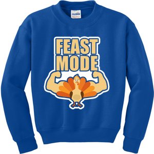 Funny Thanksgiving Feast Mode Statet Teens And Adults Gift Kids Sweatshirt