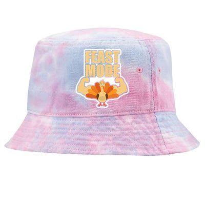 Funny Thanksgiving Feast Mode Statet Teens And Adults Gift Tie-Dyed Bucket Hat