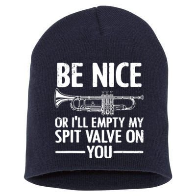 Funny Trumpet For Men Women Music Instrument Trumpet Player Short Acrylic Beanie