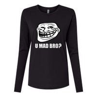 Funny Troll Face U Mad New Womens Cotton Relaxed Long Sleeve T-Shirt