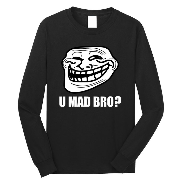 Funny Troll Face U Mad New Long Sleeve Shirt