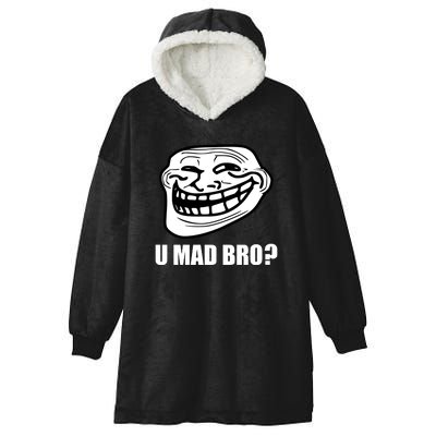 Funny Troll Face U Mad New Hooded Wearable Blanket