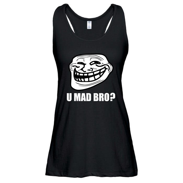 Funny Troll Face U Mad New Ladies Essential Flowy Tank