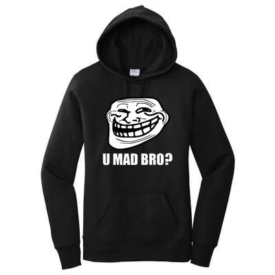 Funny Troll Face U Mad New Women's Pullover Hoodie