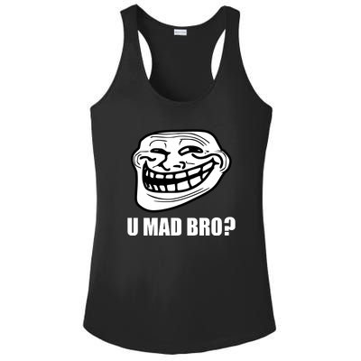 Funny Troll Face U Mad New Ladies PosiCharge Competitor Racerback Tank