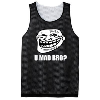 Funny Troll Face U Mad New Mesh Reversible Basketball Jersey Tank