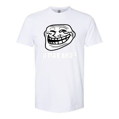 Funny Troll Face U Mad New Softstyle CVC T-Shirt