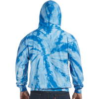 Funny Troll Face Nerd Geek Tie Dye Hoodie