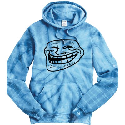 Funny Troll Face Nerd Geek Tie Dye Hoodie