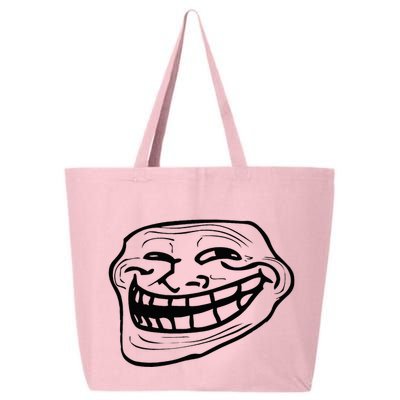 Funny Troll Face Nerd Geek 25L Jumbo Tote