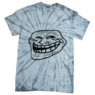 Funny Troll Face Nerd Geek Tie-Dye T-Shirt