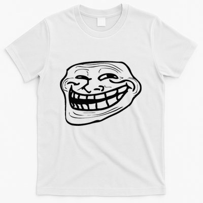 Funny Troll Face Nerd Geek T-Shirt