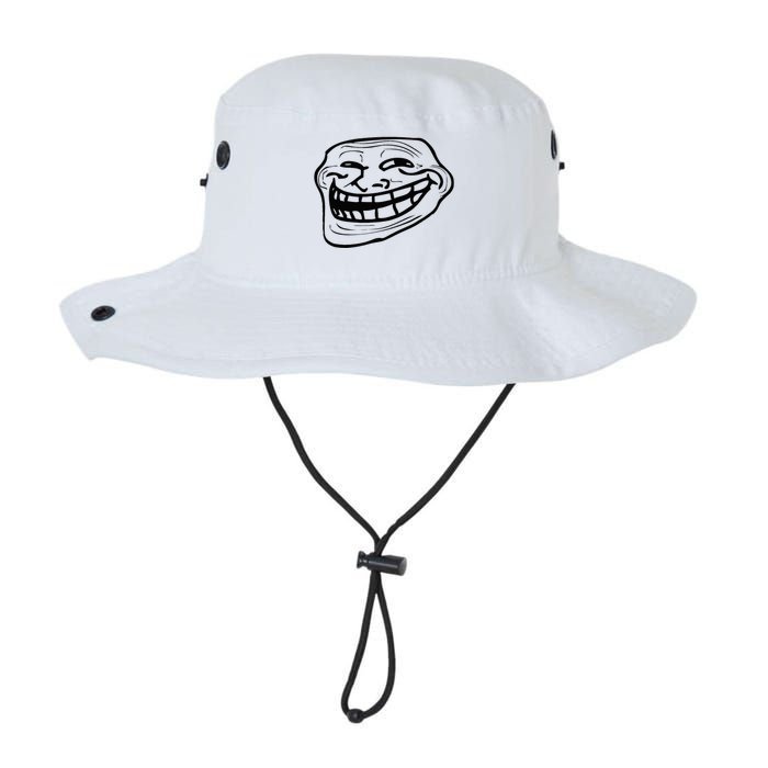 Funny Troll Face Nerd Geek Bucket Hat
