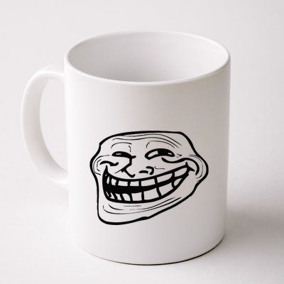 Funny Troll Face Nerd Geek Mug