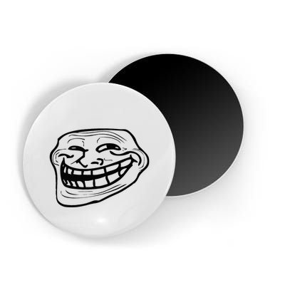 Funny Troll Face Nerd Geek Magnet