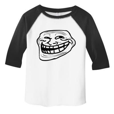 Funny Troll Face Nerd Geek Toddler Fine Jersey T-Shirt