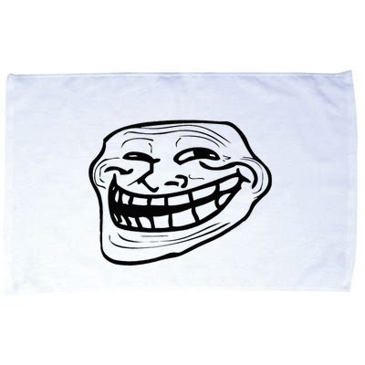 Funny Troll Face Nerd Geek Microfiber Hand Towel