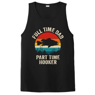 Full Time Fishing Dad Gift PosiCharge Competitor Tank