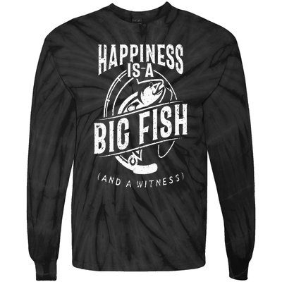 Fishing T  Funny Fishing  Fishing Lover Tie-Dye Long Sleeve Shirt