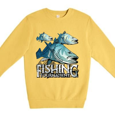 Fishing Tournament Premium Crewneck Sweatshirt