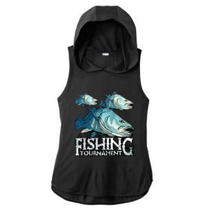 Fishing Tournament Ladies PosiCharge Tri-Blend Wicking Draft Hoodie Tank