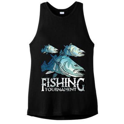 Fishing Tournament Ladies PosiCharge Tri-Blend Wicking Tank
