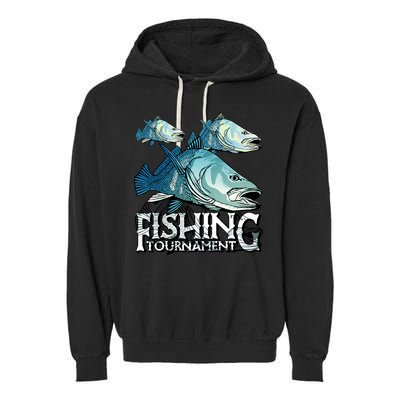 Fishing Tournament Garment-Dyed Fleece Hoodie